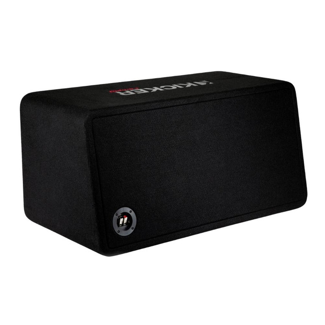 Kicker 48DCWR122 Dual 12" Ported Enclosure CompR Subwoofers with 2000 Watts Peak