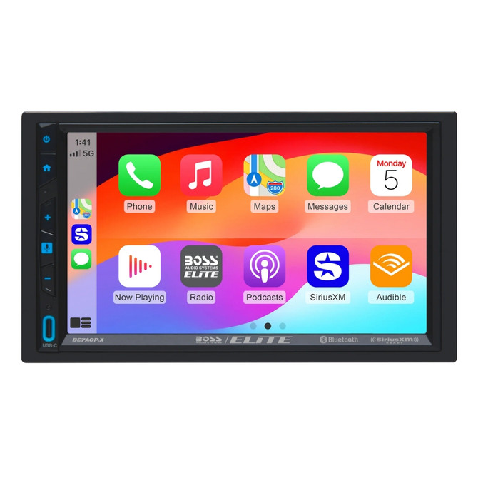 BOSS BE7ACP.XC Double-DIN 7" Digital Multimedia with Backup Camera