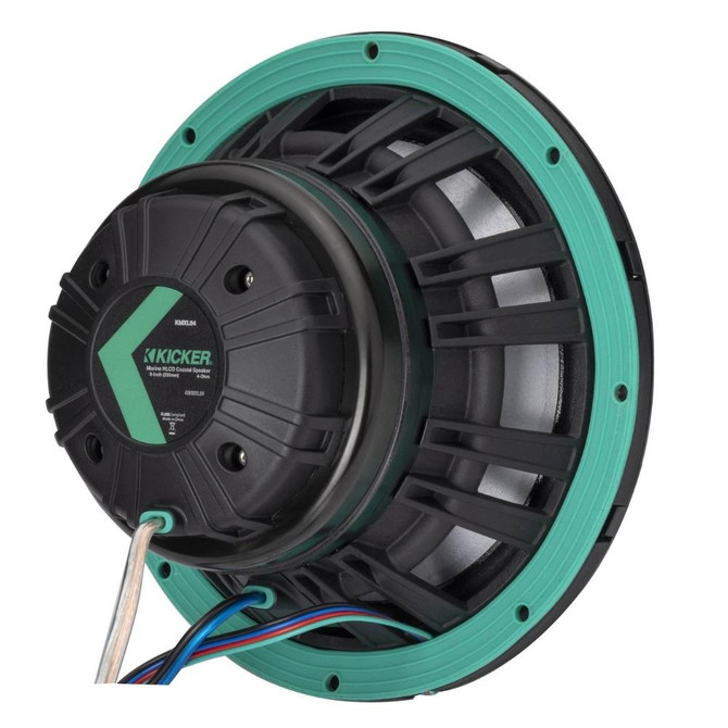 Kicker 48KMXL84 8" 2-Way Marine Horn Loaded Compression Driver Coaxial Speakers