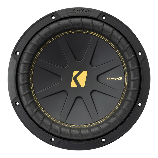 Kicker 50CWCD104 10" 4-Ohm DVC CompC Subwoofer w/ Ribbed Polyurethane Surround Kicker 50CWCD104 10" 4-Ohm DVC CompC Subwoofer w/ Ribbed Polyurethane Surround