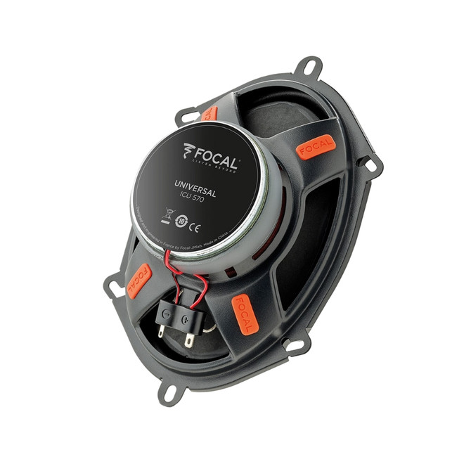 Focal ICU570 Universal Integration Series 120W Peak 5"x7" 2-Way Coaxial Speakers