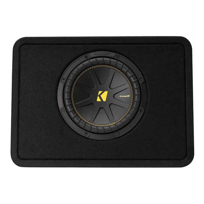 Kicker 50TCWC102 50 Series CompC 10" Subwoofer Enclosure, 500 Watts Peak Power