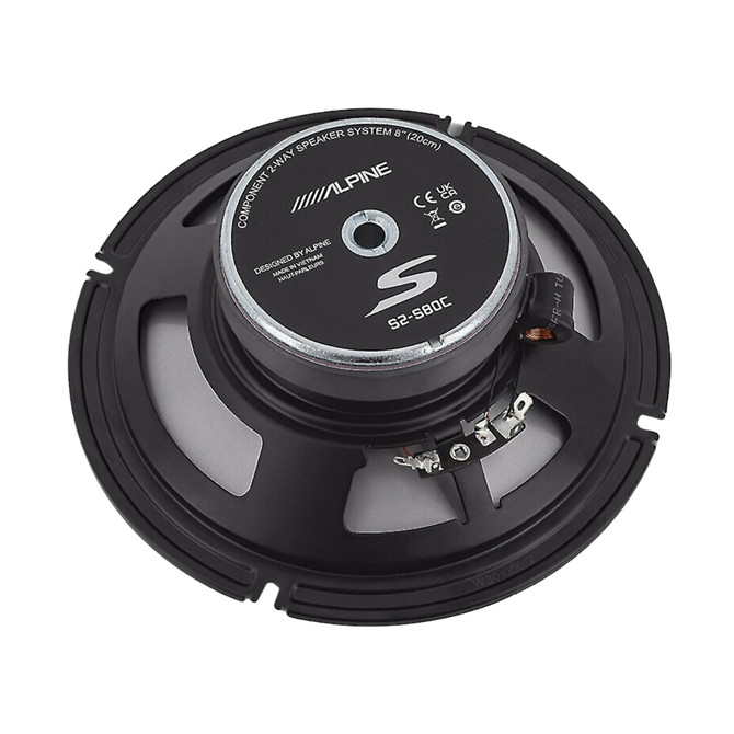 Alpine S2-S80C S-Series 8" 2-Way Component Speaker