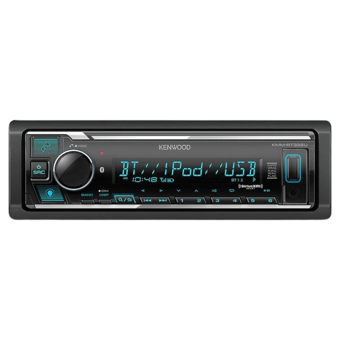 Kenwood KMM-BT332U Digital Media (Does Not Play Discs) w/ Amazon Alexa