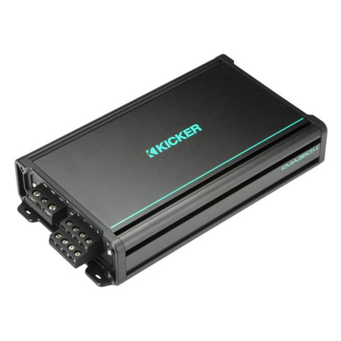 Kicker 48KMA3604 Class A/B Multi-Channel Marine Amplifier w/ 500W Dynamic Power