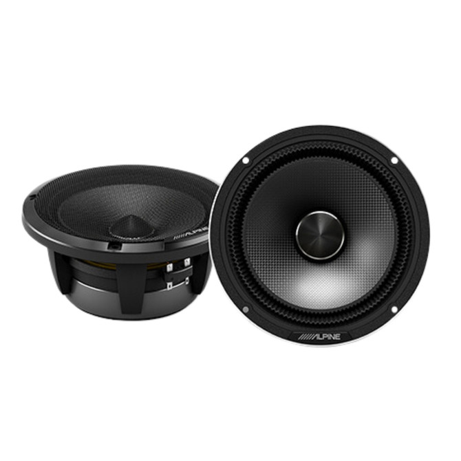 Alpine Status HDZ-653S Hi-Res 6.5” 3-Way Slim-Fit Component Speaker Set
