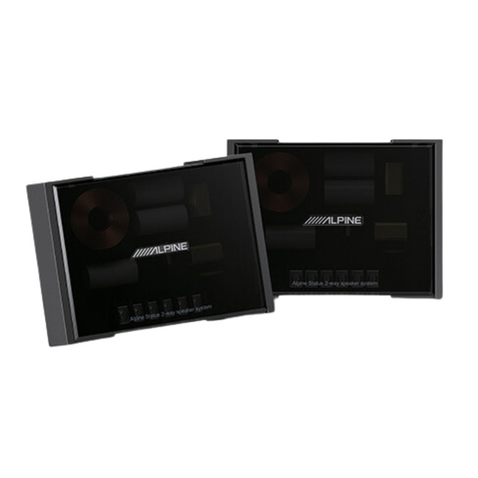 Alpine Status HDZ-653S Hi-Res 6.5” 3-Way Slim-Fit Component Speaker Set