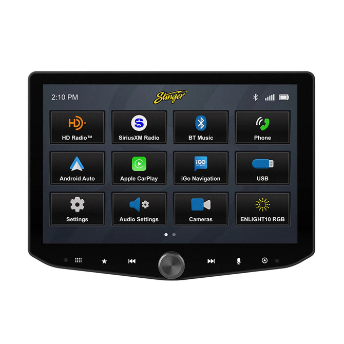 Stinger IX210 HORIZON10 2-DIN 10" Multimedia w/ Carplay/Android Auto