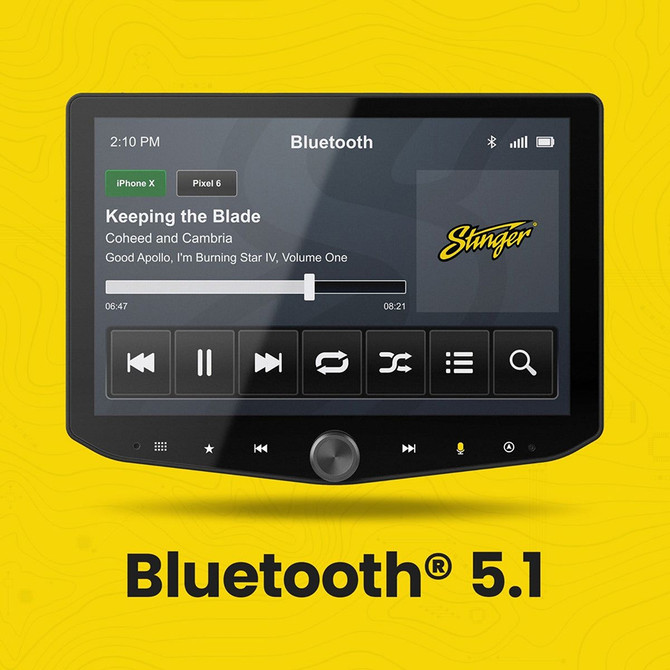 Stinger IX210 HORIZON10 2-DIN 10" Multimedia w/ Carplay/Android Auto
