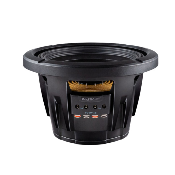 Alpine R-Series R2-W8D4 8 Inch Dual 4-Ohm Voice Coils Subwoofer with 350W RMS