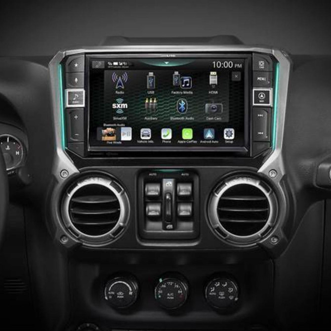 Alpine I509-WRA-JK 9" Custom-Fit Multimedia Receiver For 11-18 Jeep Wrangler JK