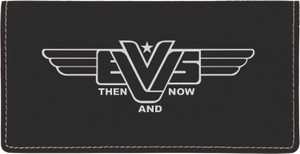 Elvis Then And Now Logo Check Book Cover Elvis Then And Now Logo Check Book Cover