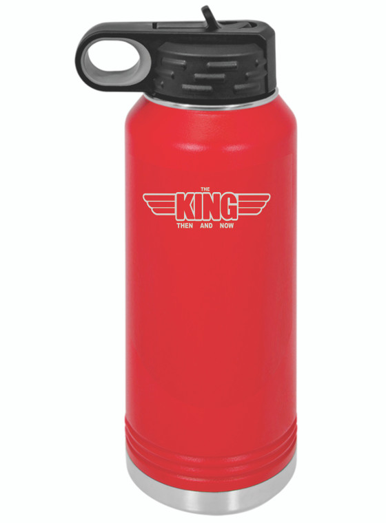 THE KING THEN AND NOW LOGO BOTTLE