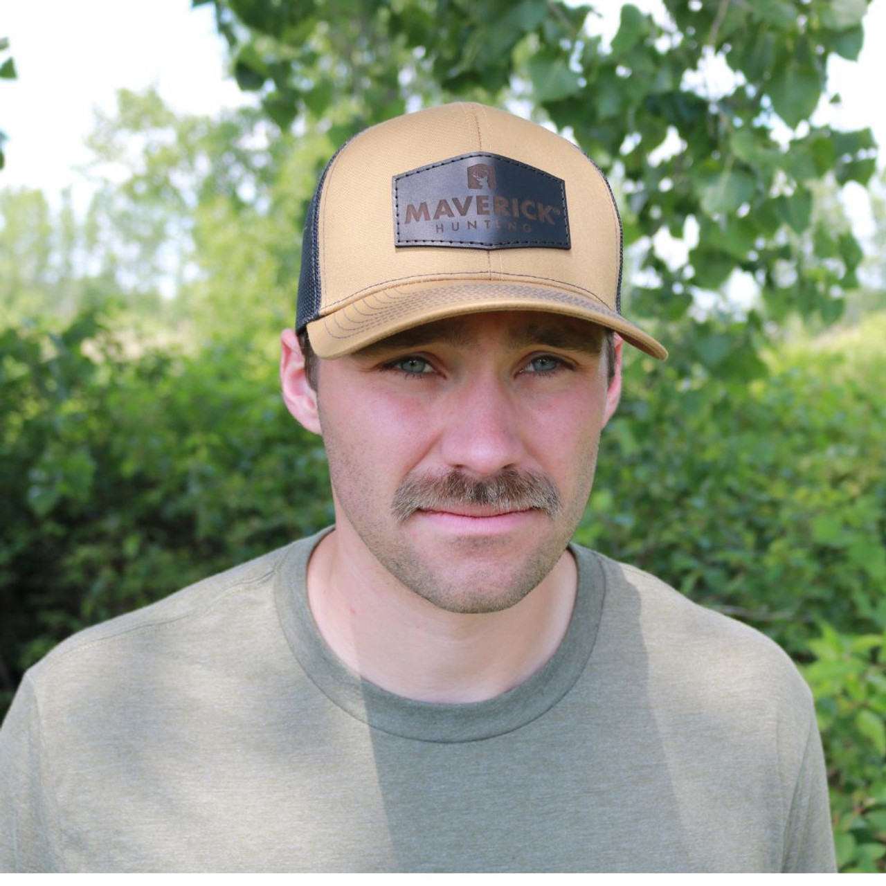 帽子 Creek Angler's Device Logo Cap brown Brown Hat with Black Embossed Logo