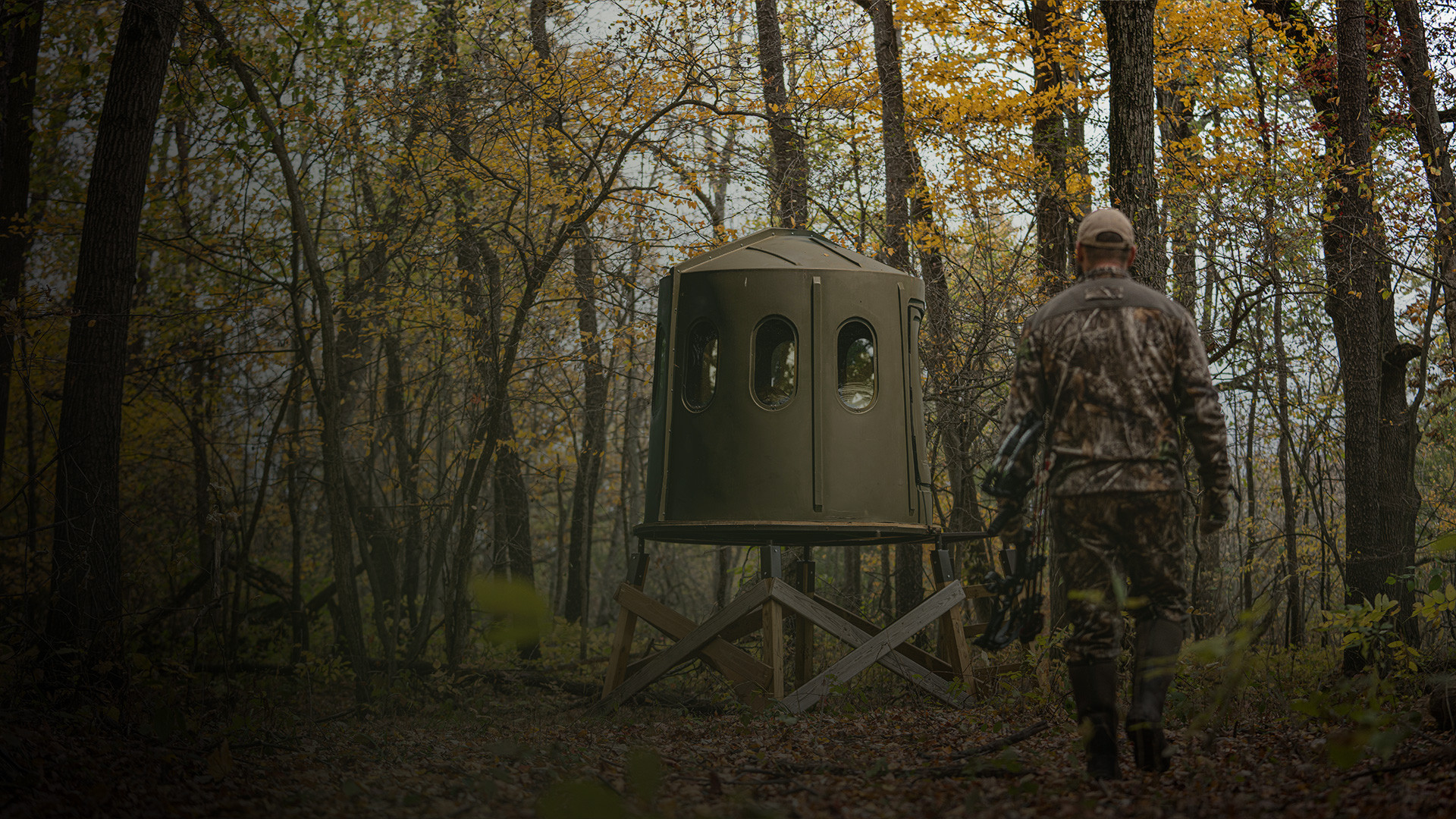 Maverick Blinds Booner Blinds Hard Sided Deer Blinds Maverick Hunting