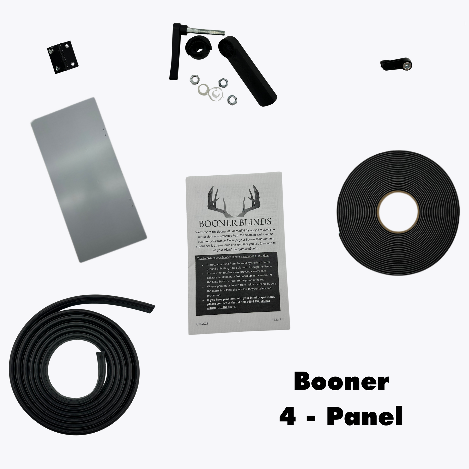 Booner 4Panel Blind Assembly Kit