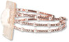 Floral Corsage Bracelet in Rose Gold, Crystal & Pearl Windsor Collection