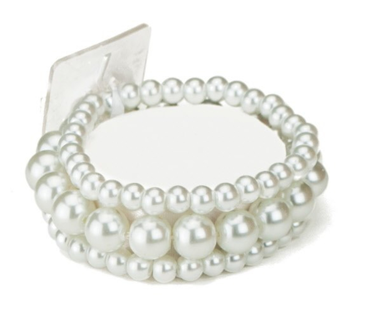 Pearl Braclett|stainless Steel Pearl Bracelet For Women - Simulated Pearl  Link Chain