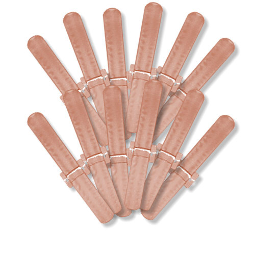 TCG Floral Rose Gold Sparkle Slaplet Wrist Corsage Bracelet 12pcs TCG Floral Rose Gold Sparkle Slaplet Wrist Corsage Bracelet 12pcs