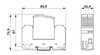 Descargador de sobretensiones modelo 2 VAL-SEC-T2-1S-350
