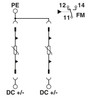 Descargador de sobretensiones modelo 2 VAL-SEC-T2-2+0-120DC-FM