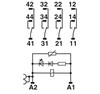 Módulo de relés RIF-2-RPT-LV-120AC/4X21