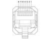 Conector enchufable RJ45 VS-PN-RJ45-5-Q/IP20