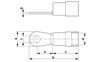 Terminal de cable circular C-RCI 1,5/M3