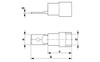Conectores C-SCMI 2,5/6,3X0,8