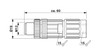 Conector SACC-M12MS-4PL M