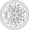Conector SACC-M12MS-8CON-PG9-M