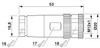 Conector SACC-M12FS-8CON-PG9-M