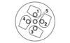 Conector SACC-M12MR-4CON-PG7-M