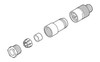 Conector SACC-M 8MS-4CON-M