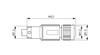 Cable de sistema de bus SAC-5P-M12MS/5,0-920/M12FS