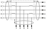 Distribuidor T SAC-5PT-FB/2XMB PBDP SH