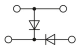 Borne para componentes UKK 5-2DIO/O-UL/UR-UL