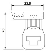Borne de conexión AKG 4 BU