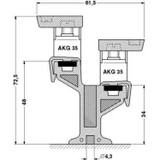 Borne de conexión AKG 35 GNYE