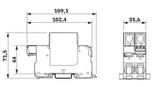 Descargador de sobretensiones modelo 2 VAL-SPP-T2-335-1+1-UT-R