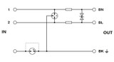 Dispositivo de protec. contra sobretensiones S-PT-1X2-24DC