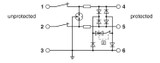 Dispositivo de protec. contra sobretensiones TTC-6P-3-HF-M-12DC-UT-I