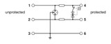 Dispositivo de protec. contra sobretensiones TTC-6P-1X2-24DC-PT-I