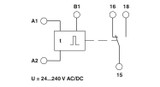 Relé temporizado ETD-BL-1T-230