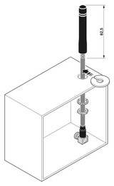 Antena RAD-ISM-2400-ANT-OMNI-2-1-RSMA