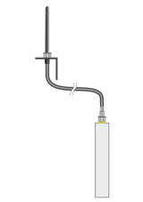 Antena RAD-ISM-2400-ANT-OMNI-2-1-RSMA
