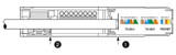Patch panel PP-RJ-SCC