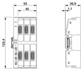 Soportes modulares AXL F BP SE6