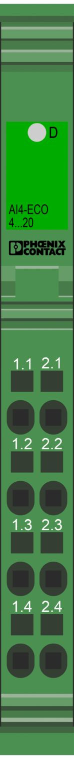 Módulo analógico IB IL AI 4/I/4-20-ECO