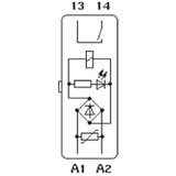 Soporte enchufable de relé ST-REL2-KG 24/1